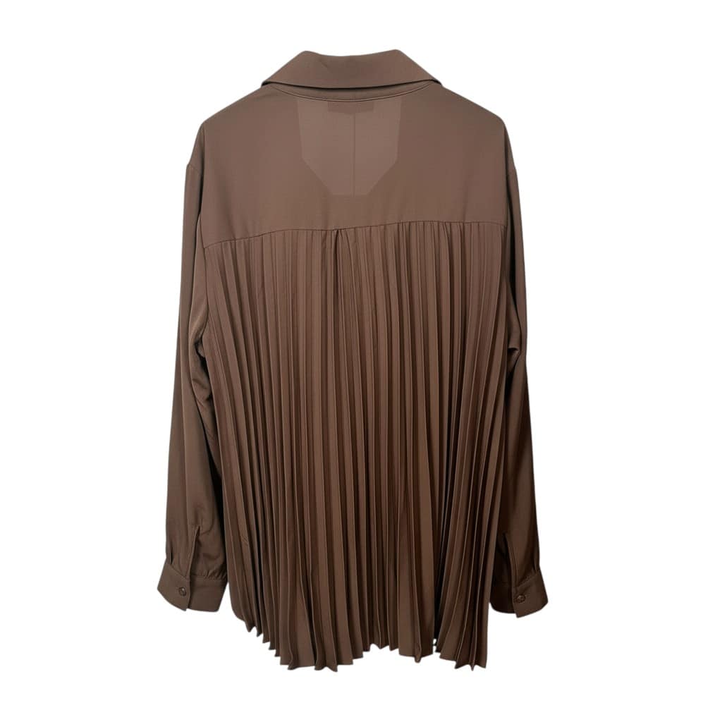 Chemise PLISSIA dos plissé – vêtement grande taille femme Harmonist'yle
