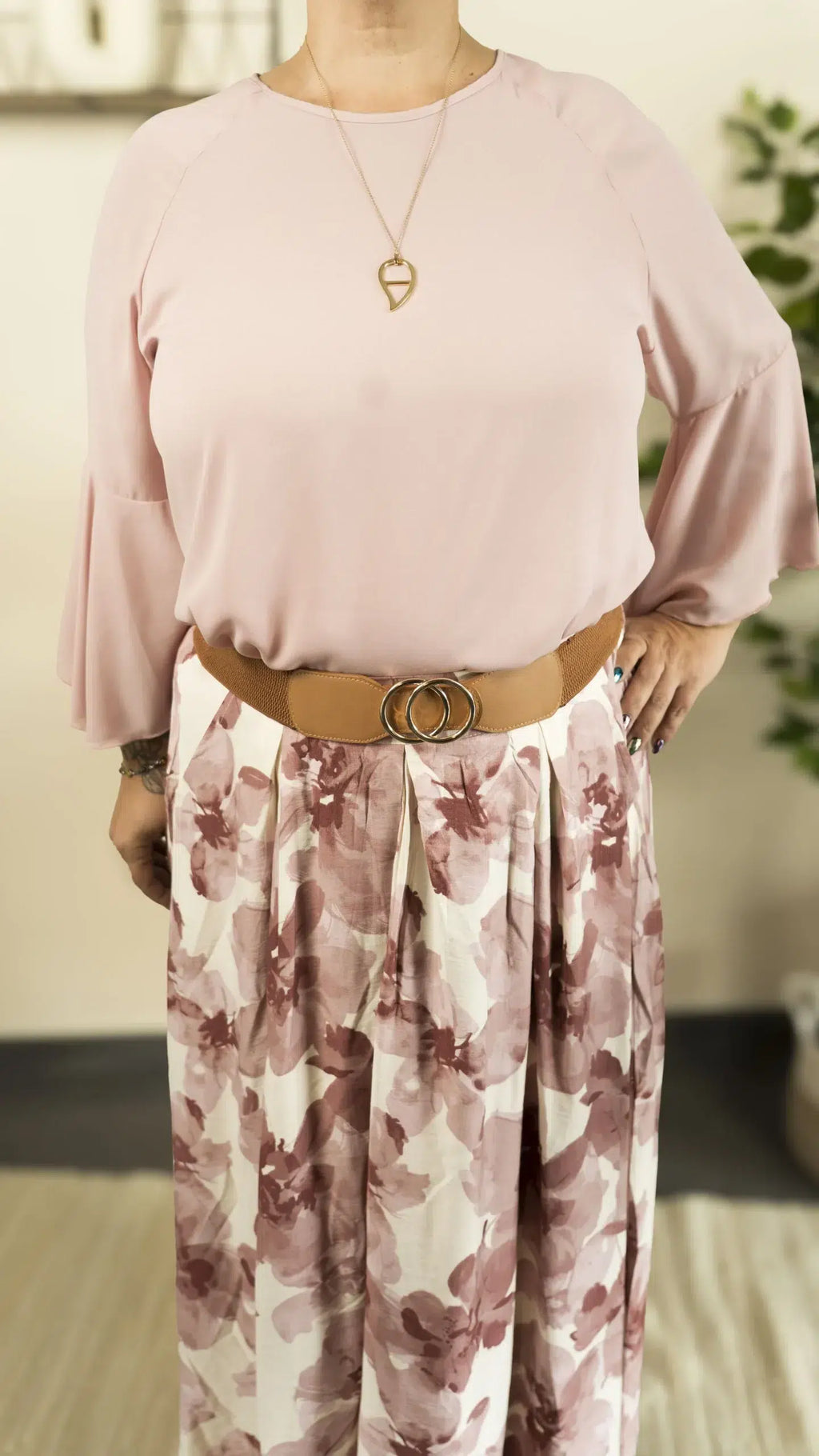 Blouse mousseline LORA – vêtement grande taille femme Harmonist'yle