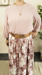Blouse mousseline LORA – vêtement grande taille femme Harmonist'yle