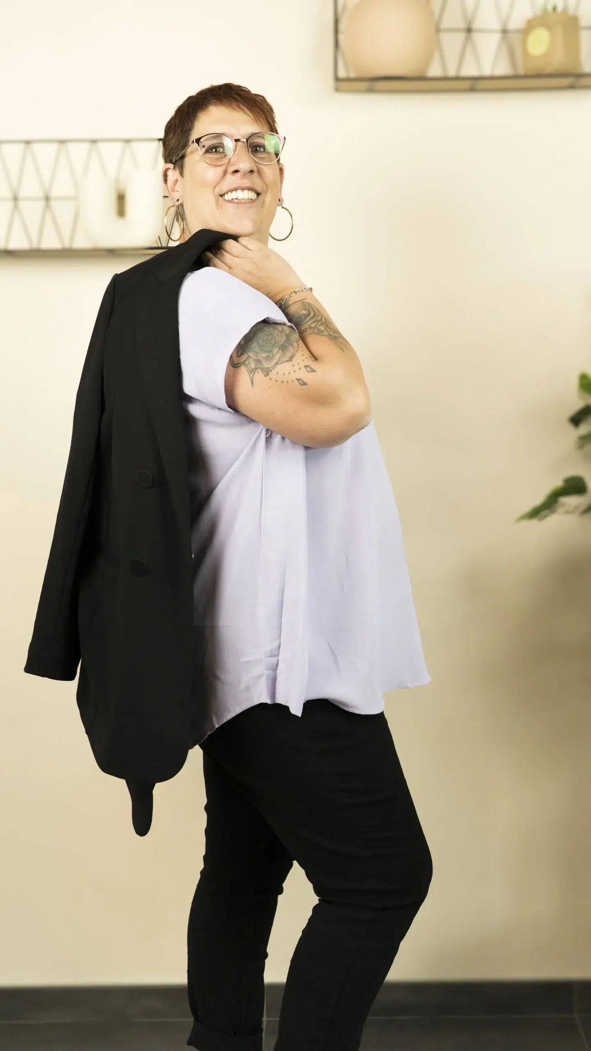 T-shirt LUNA – vêtement grande taille femme Harmonist'yle