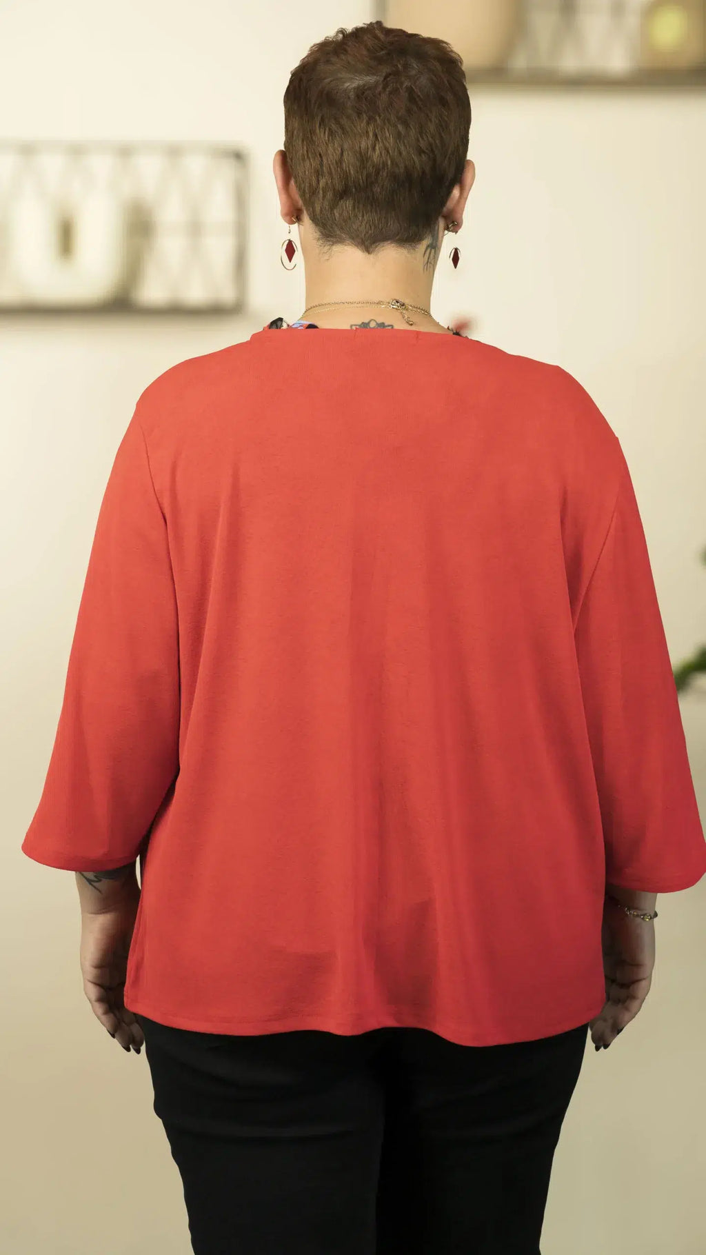 Gilet court OLIA – vêtement grande taille femme Harmonist'yle