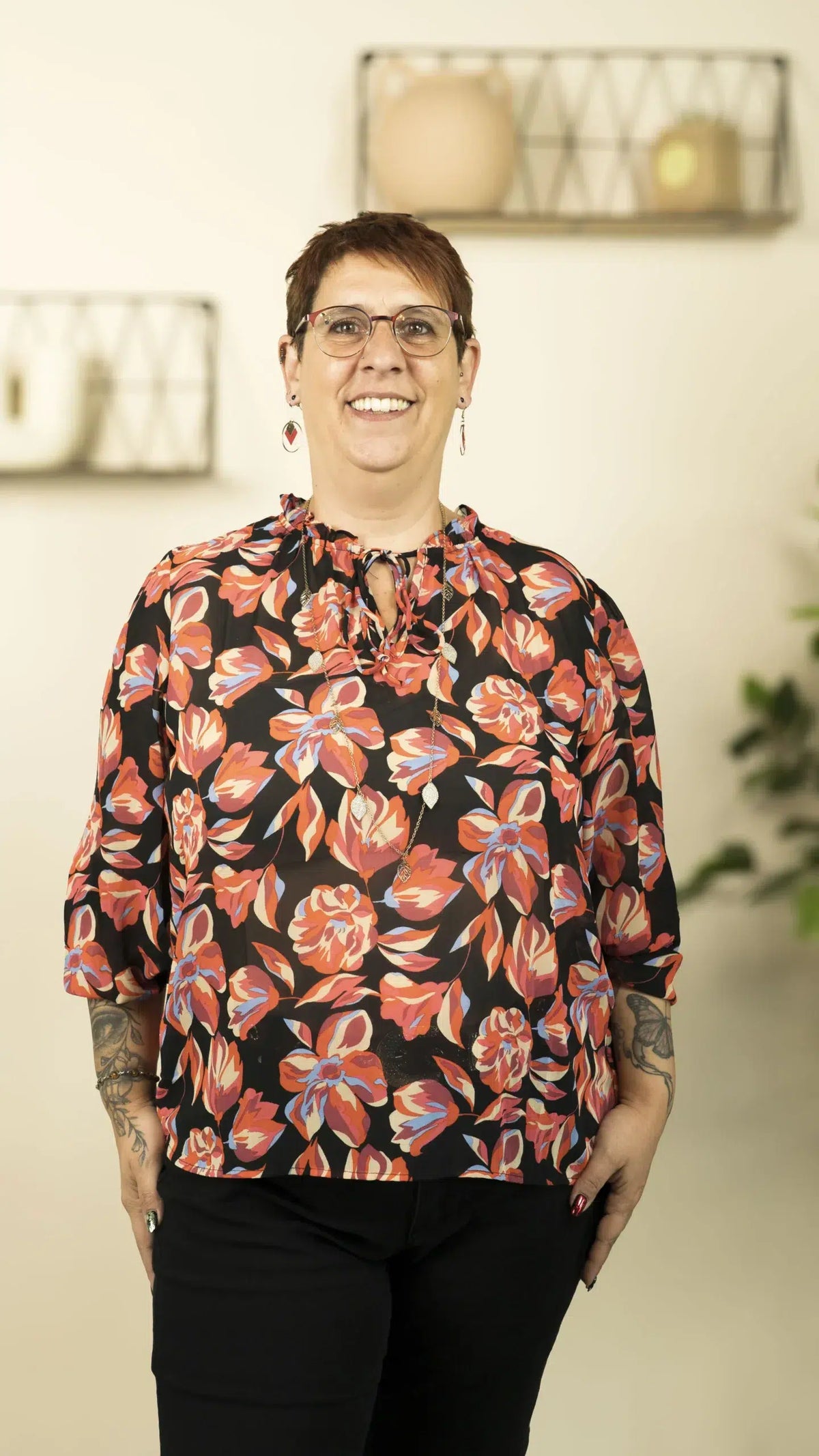 Blouse LYRA – vêtement grande taille femme Harmonist'yle