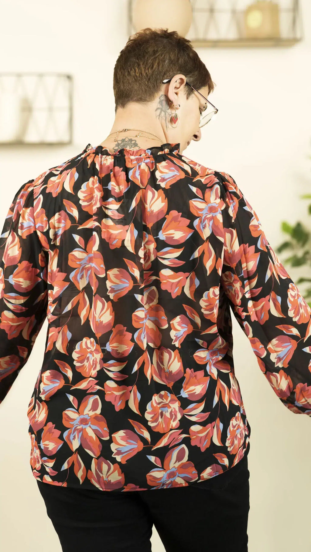 Blouse LYRA – vêtement grande taille femme Harmonist'yle