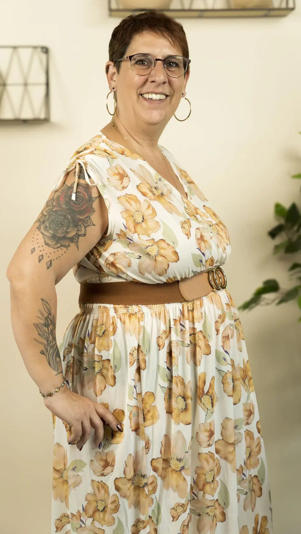 Robe NINA – vêtement grande taille femme Harmonist'yle
