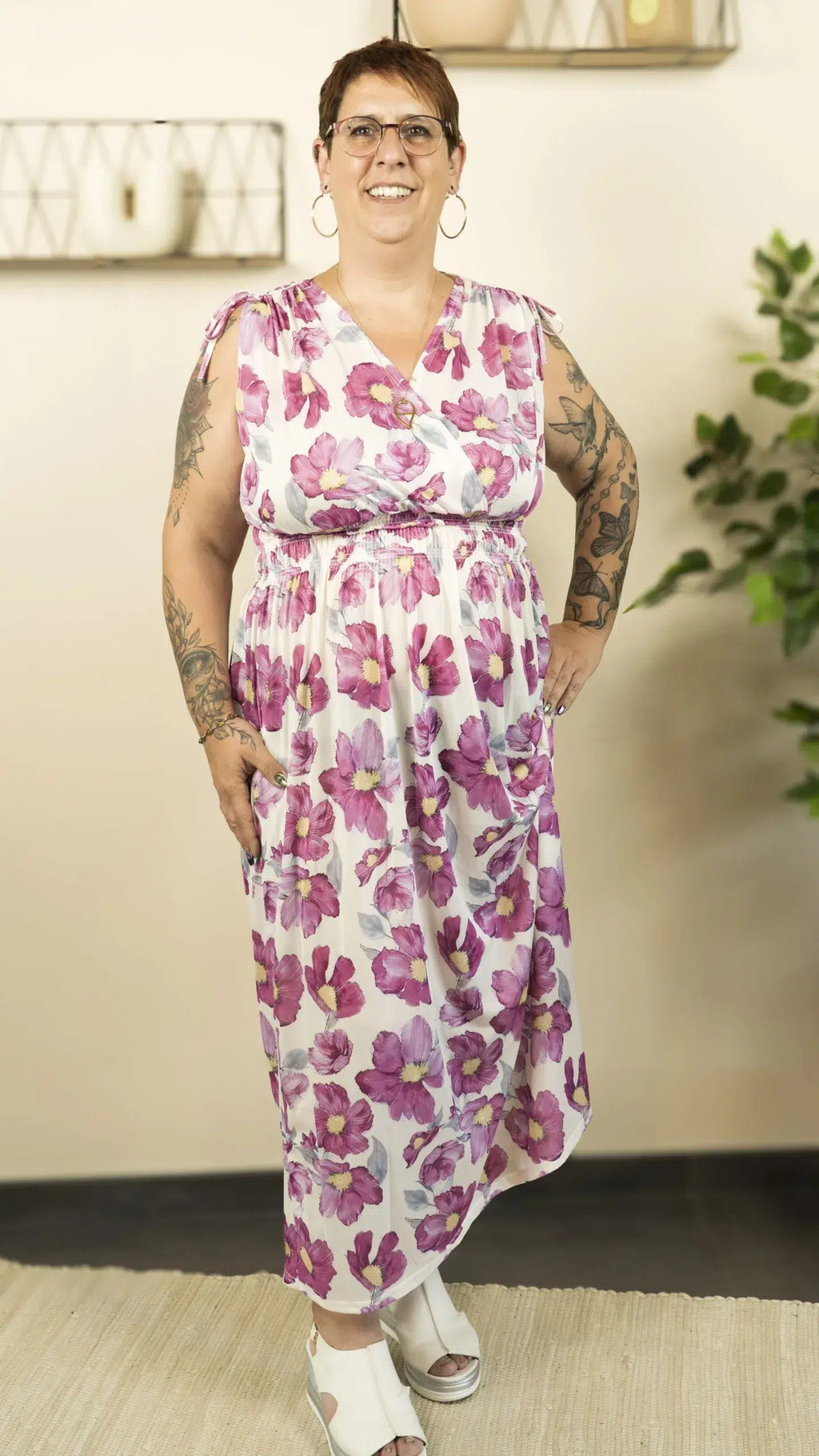 Robe NINA – vêtement grande taille femme Harmonist'yle