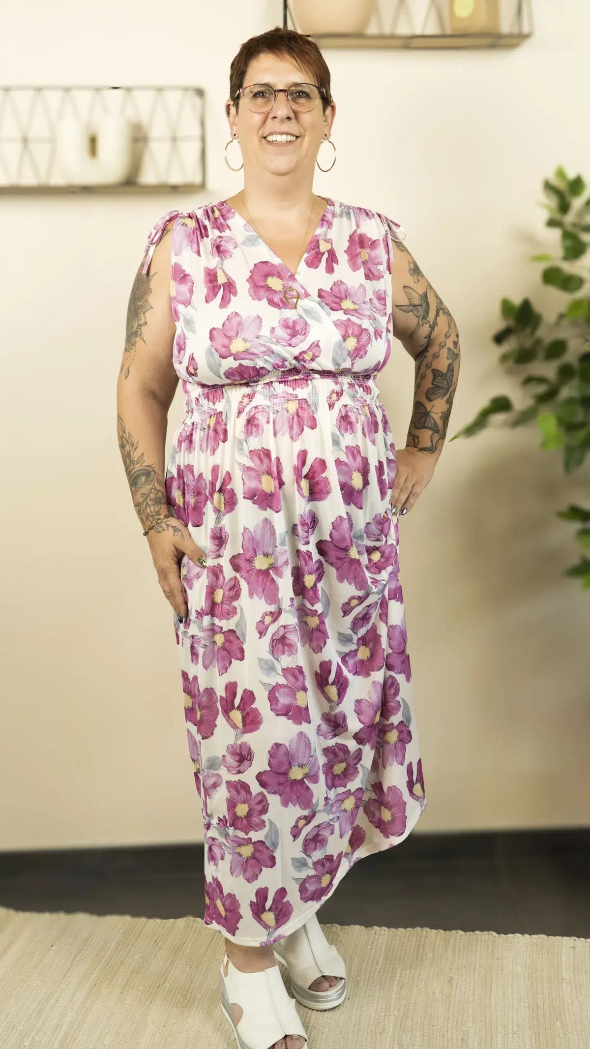Robe NINA – vêtement grande taille femme Harmonist'yle