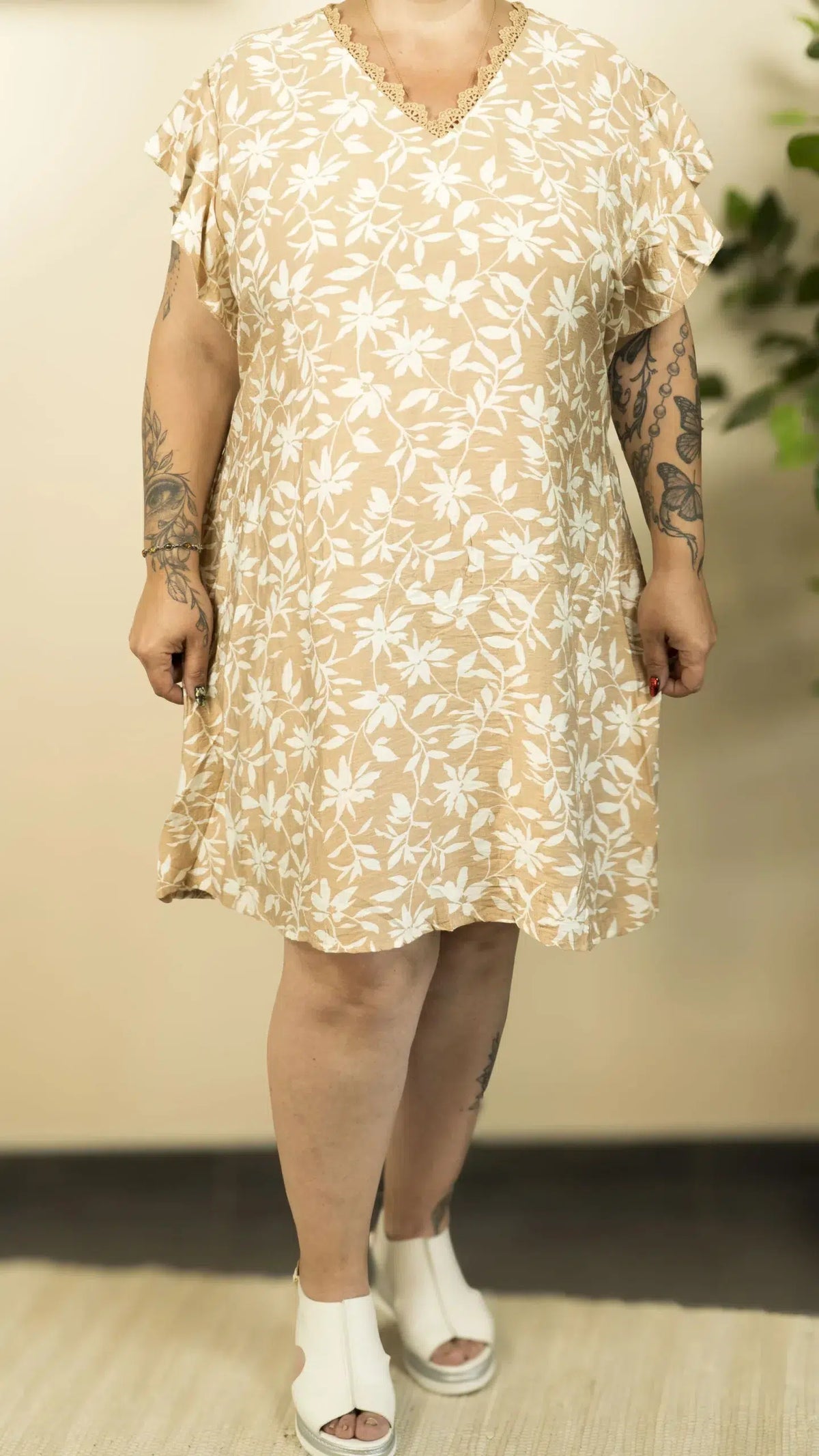 Robe courte CLÉO – vêtement grande taille femme Harmonist'yle
