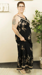 Robe à bretelles ZOÉ – vêtement grande taille femme Harmonist'yle