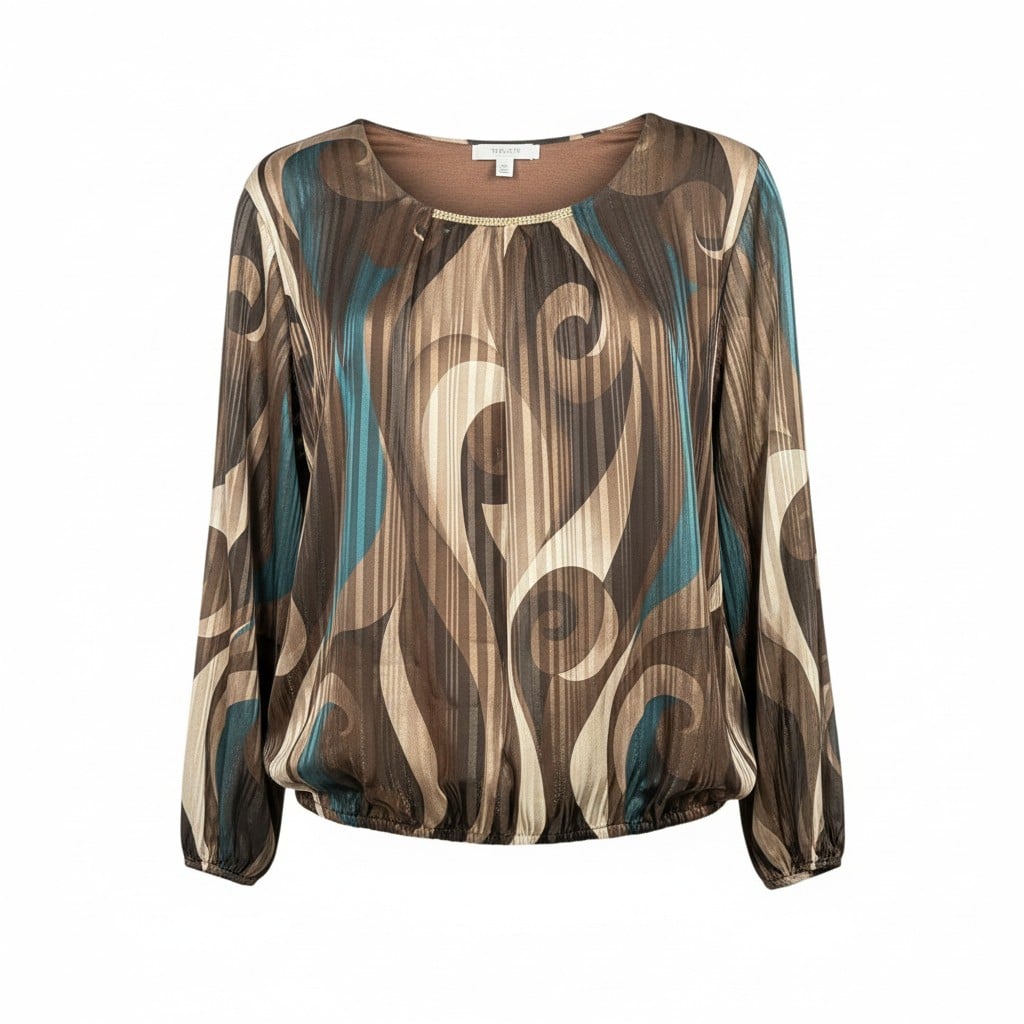 Blouse élégance IRIS – vêtement grande taille femme Harmonist'yle