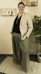 Pantalon large DIVA – vêtement grande taille femme Harmonist'yle