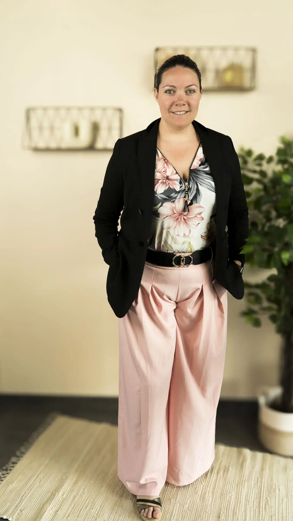 Pantalon large DIVA – vêtement grande taille femme Harmonist'yle