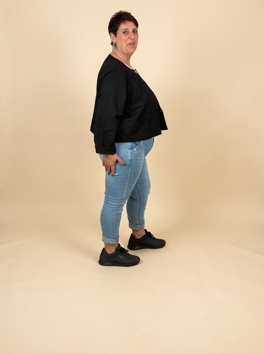 Veste mi-saison KIRA – vêtement grande taille femme Harmonist'yle