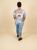 T-shirt imprimé ANNA – modèle 3 – vêtement grande taille femme Harmonist'yle
