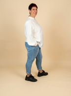 Blouse SANA col victorien – vêtement grande taille femme Harmonist'yle