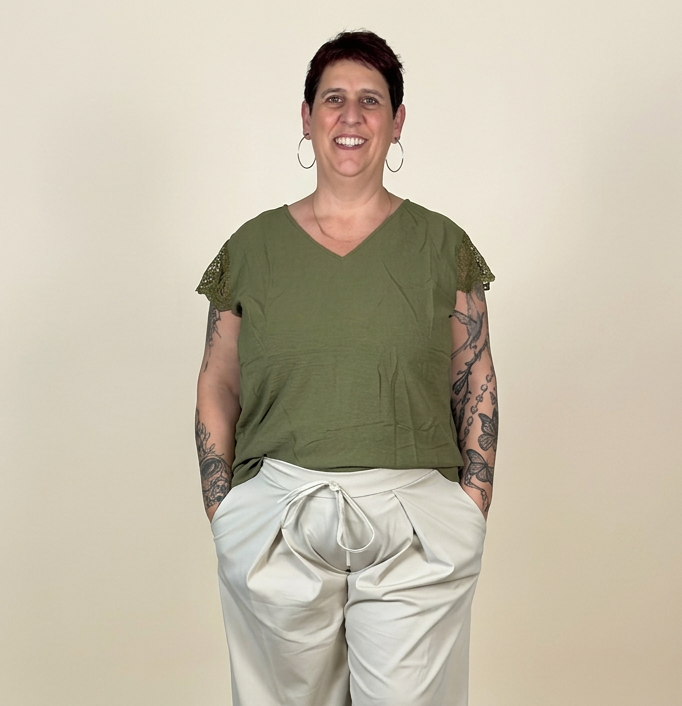 Top ZARA – vêtement grande taille femme Harmonist'yle