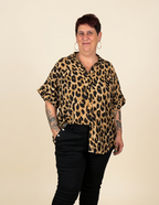 Chemise léopard AYA – vêtement grande taille femme Harmonist'yle