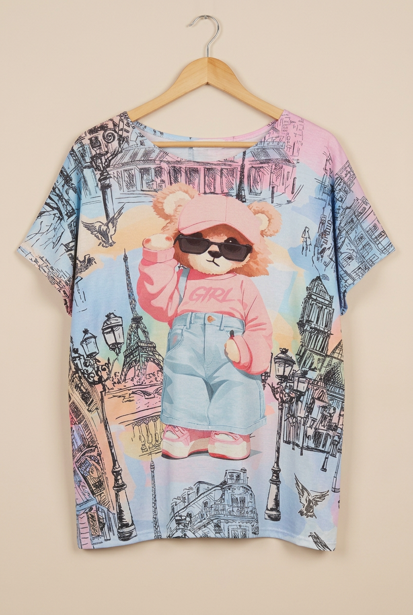 ANNA Ourson sur cintre – mode grande taille femme