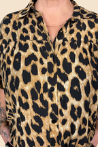 Chemise léopard AYA – vêtement grande taille femme Harmonist'yle