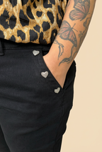 Jean noir LILA – vêtement grande taille femme Harmonist'yle