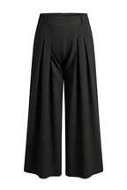 Pantalon large DIVA noir, vue produit seule – mode grande taille femme