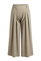 Pantalon large DIVA taupe, vue produit seule – mode grande taille femme