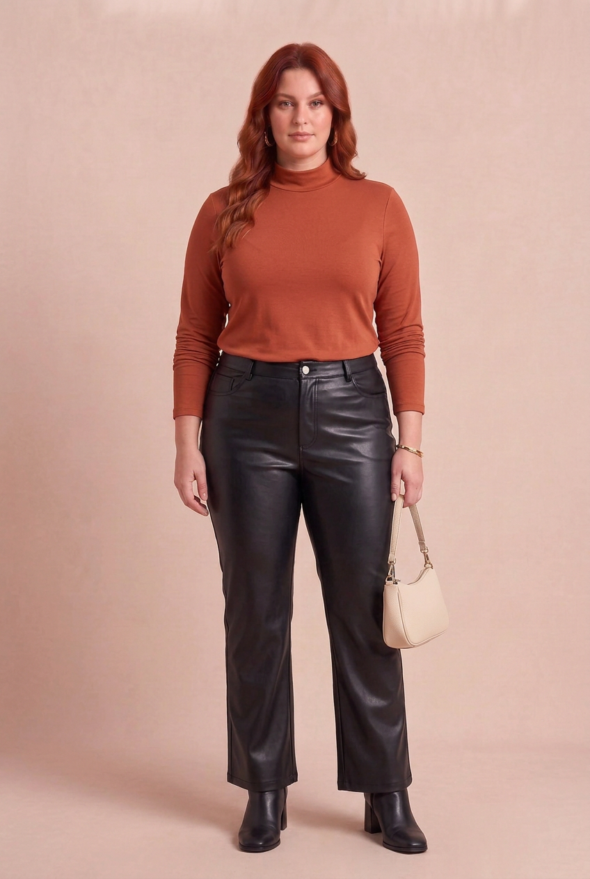 ESSENTIAL brique avec BLACKY – mode grande taille femme