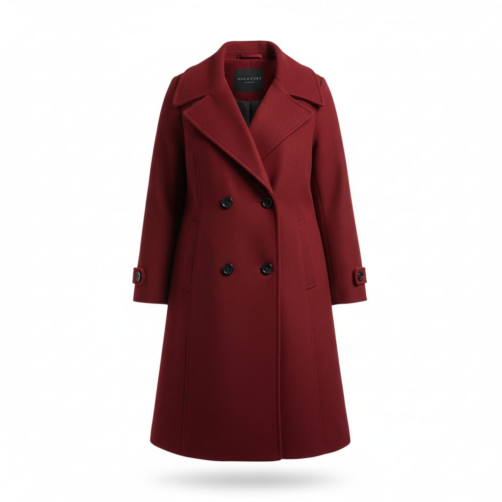 Manteau long élégant MAJESTY – vêtement grande taille femme Harmonist'yle