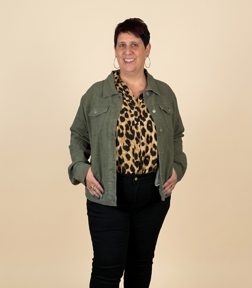 Chemise léopard AYA – vêtement grande taille femme Harmonist'yle