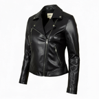 Perfecto REBEL en simili cuir – vêtement grande taille femme Harmonist'yle