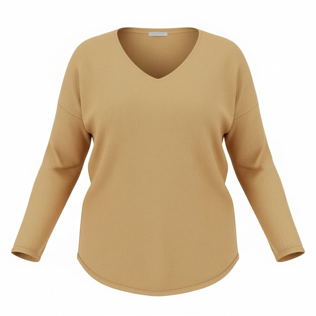 Pull col V VERA – vêtement grande taille femme Harmonist'yle