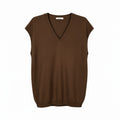 Pull débardeur NOVA col V – vêtement grande taille femme Harmonist'yle