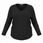 Pull col V VERA – vêtement grande taille femme Harmonist'yle