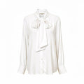 Chemise CHARLINE col châle – vêtement grande taille femme Harmonist'yle