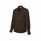 Chemise CHARLINE col châle – vêtement grande taille femme Harmonist'yle