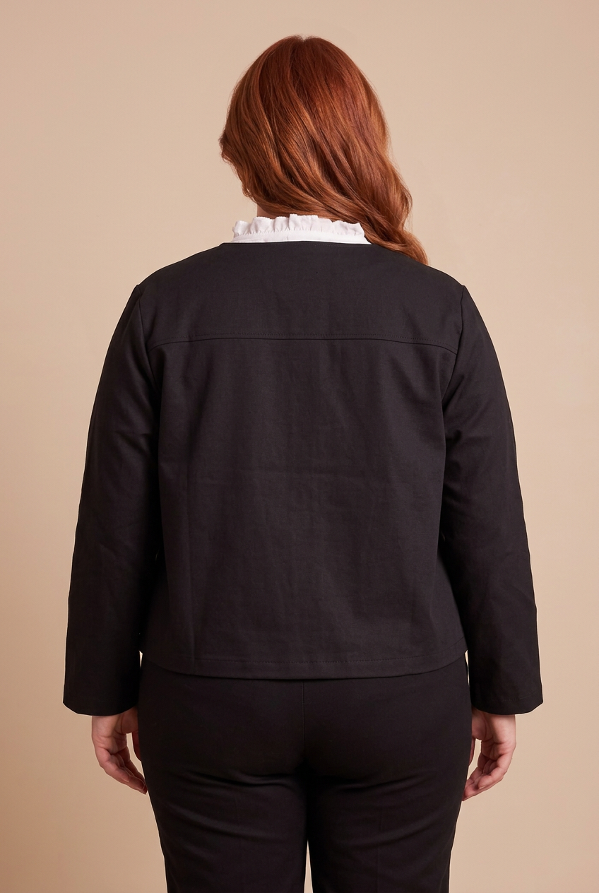 Veste KIRA, vue de dos – mode grande taille femme