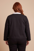 Veste KIRA, vue de dos – mode grande taille femme