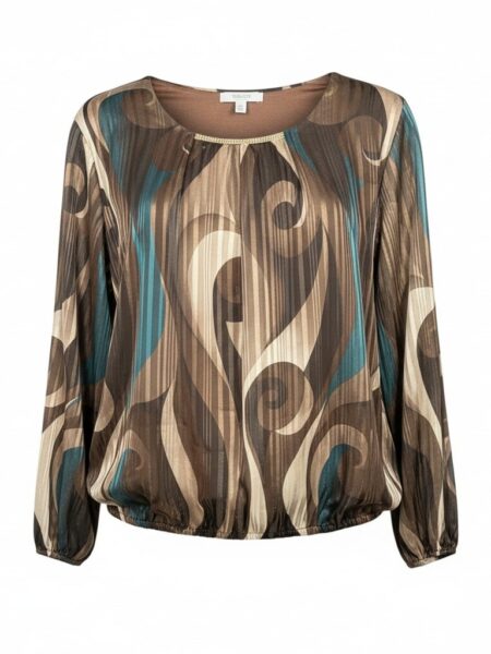 Blouse élégance IRIS grande taille femme - Harmonistyle
