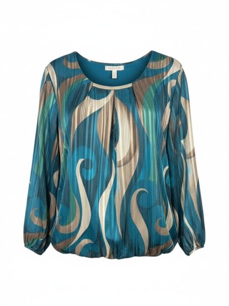 Blouse élégance IRIS grande taille femme - Harmonistyle