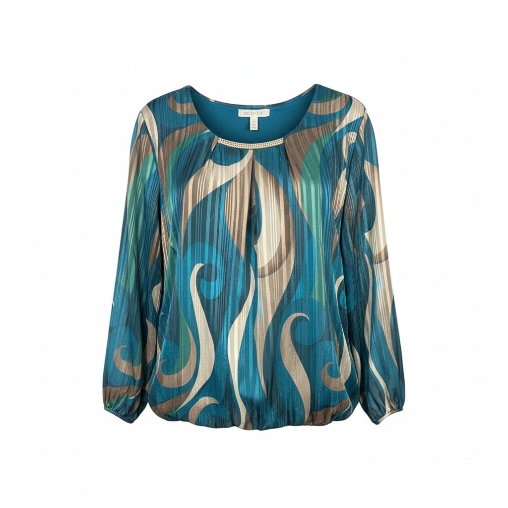 Blouse élégance IRIS grande taille femme - Harmonistyle