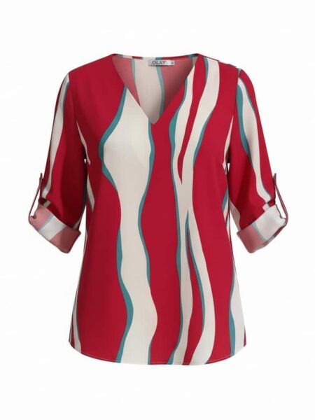 Blouse FLORA grande taille femme - Harmonistyle