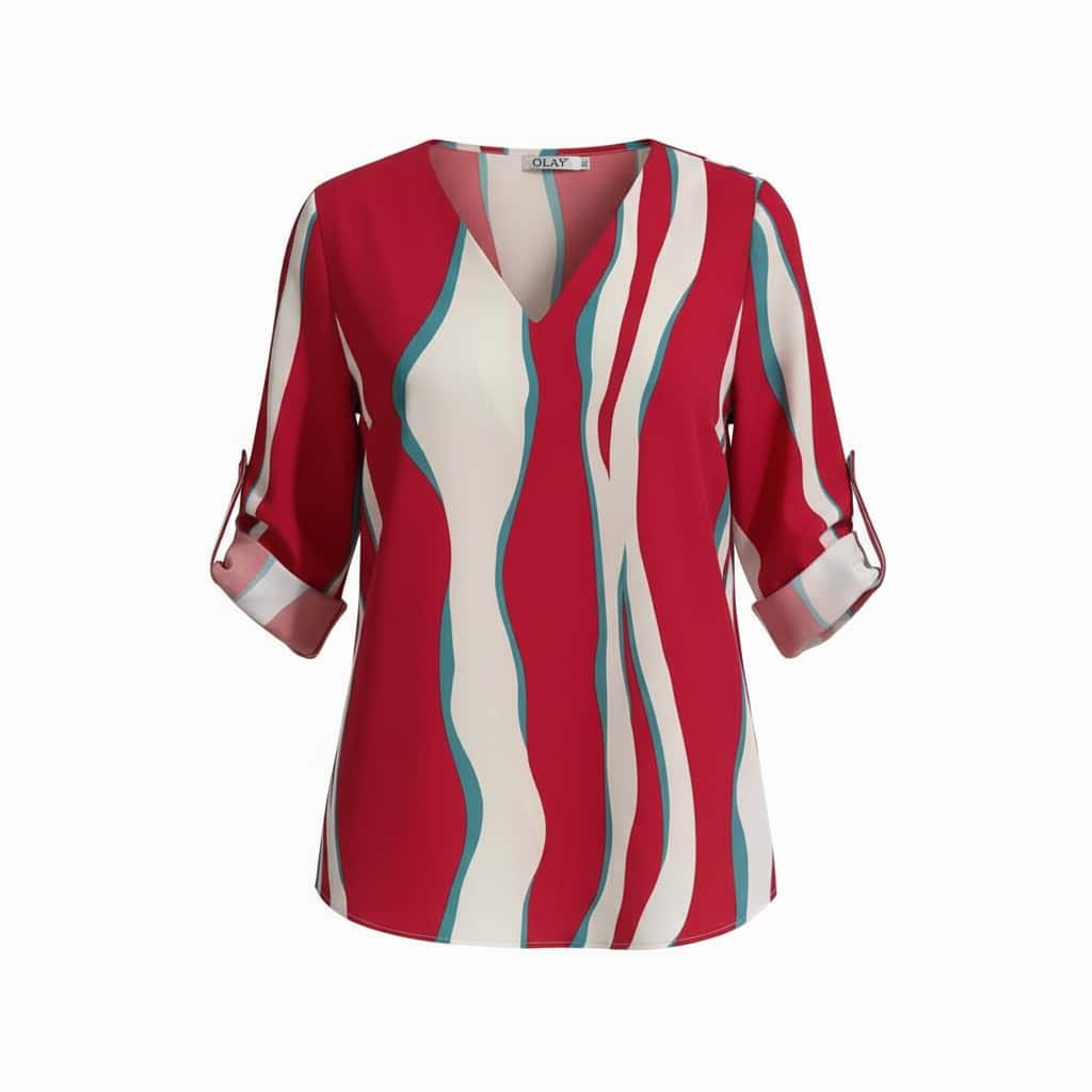 Blouse FLORA grande taille femme - Harmonistyle