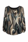 Blouse élégance IRIS grande taille femme - Harmonistyle
