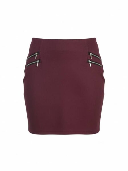 Jupe droite SUÉDA grande taille femme - Harmonistyle
