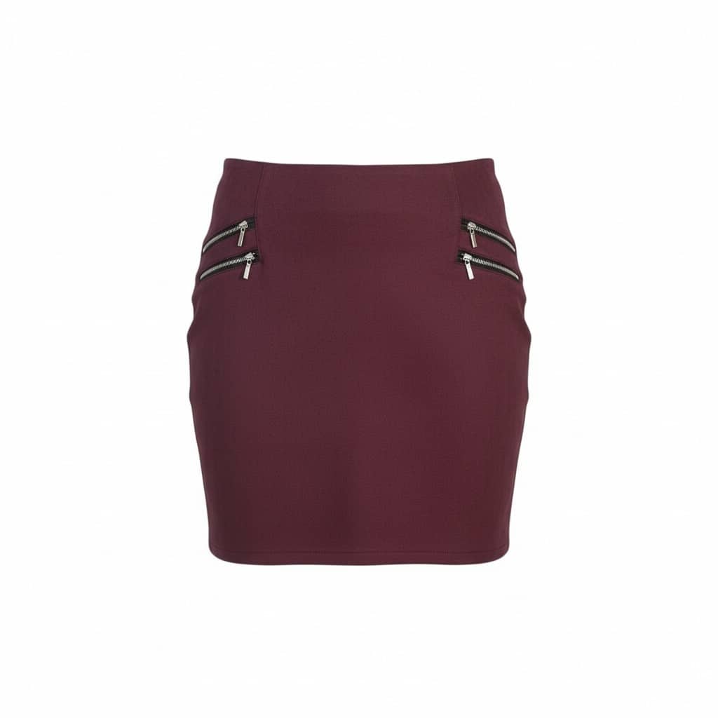 Jupe droite SUÉDA grande taille femme - Harmonistyle
