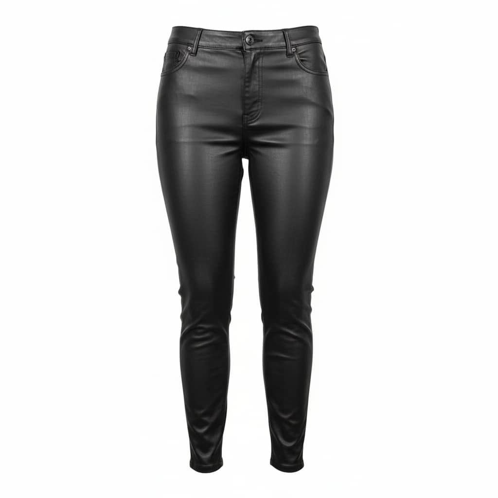 Pantalon simili cuir ROCKA grande taille femme - Harmonistyle