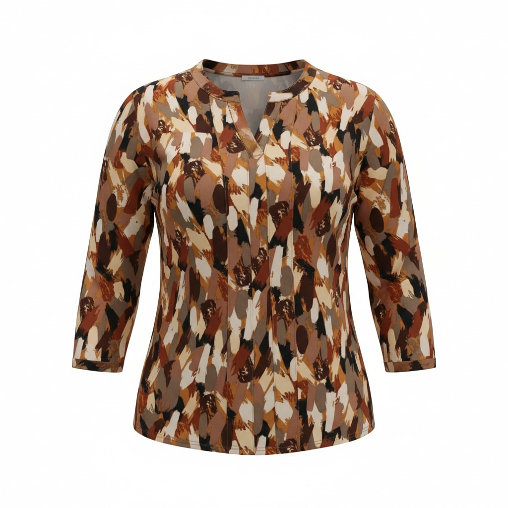 Blouse IMOGÈNE grande taille femme - Harmonistyle
