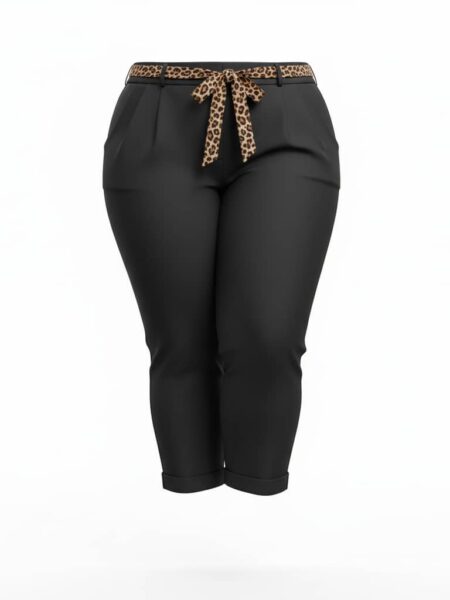 Pantalon carotte CARMEN grande taille femme - Harmonistyle