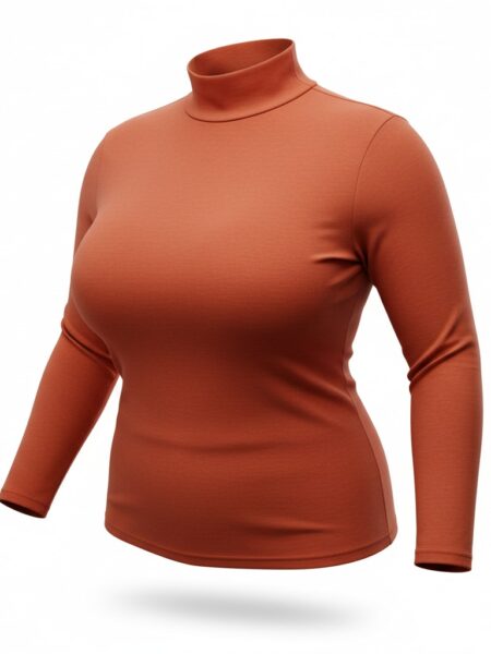 T-shirt manches longues ESSENTIAL grande taille femme - Harmonistyle