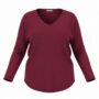 Pull col V VERA grande taille femme - Harmonistyle