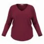 Pull col V VERA grande taille femme - Harmonistyle